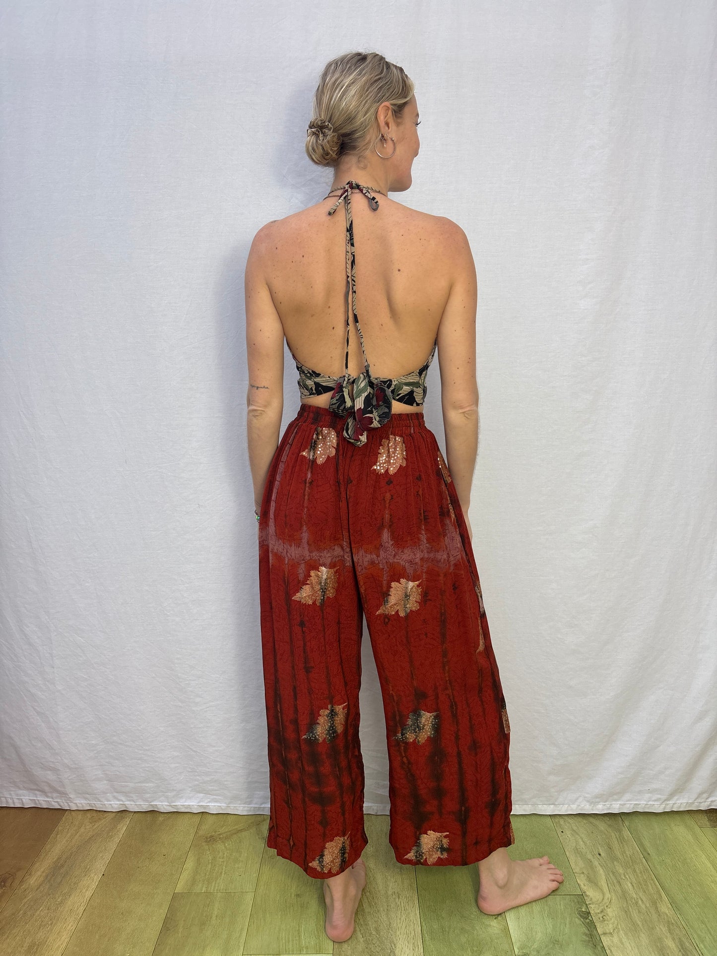 SILK TROUSERS | Short ~ Like a leaf