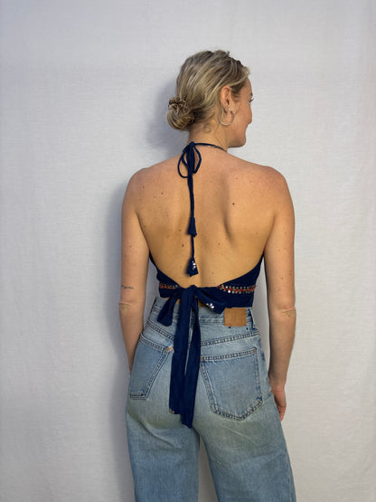 HALTER TOP | Bluebird