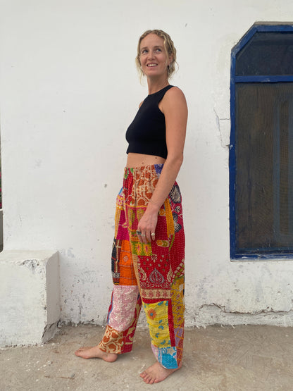 KANTHA TROUSER | Patchwork