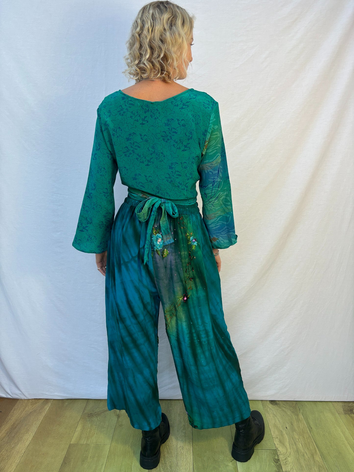 SILK TROUSERS | Short ~ Bloom