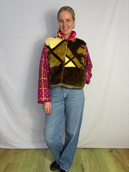 BLANKET GILET | Nature is a gift