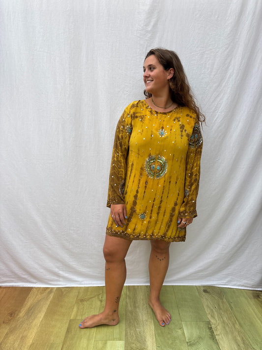 PARTY DRESS | M/L ~ Golden Girl