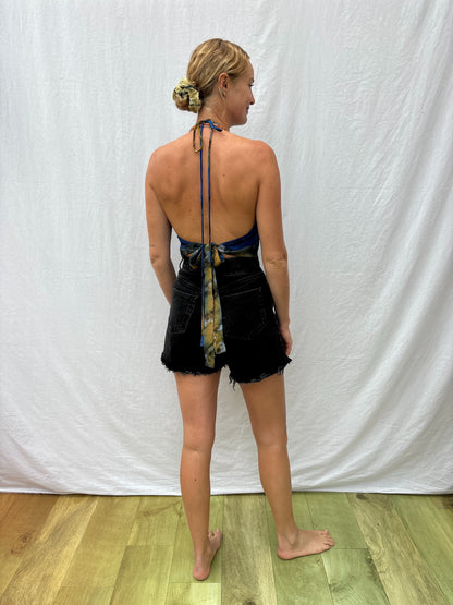 HALTER TOP | Azure