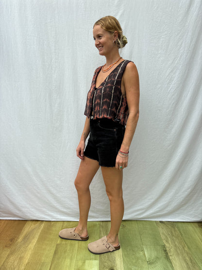 SILK WAISTCOAT | S/M ~ Jelly Baby
