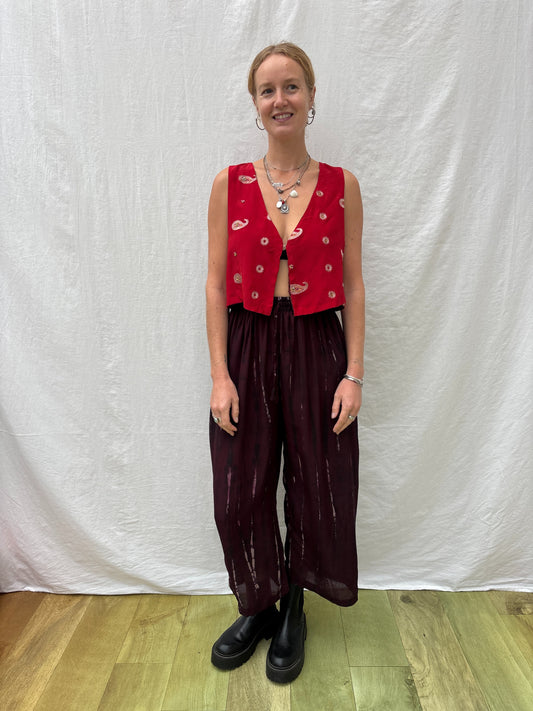 SILK WAISTCOAT | S/M ~ Advocate