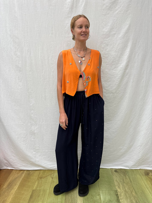SILK TROUSERS | Long ~ Seeing stars