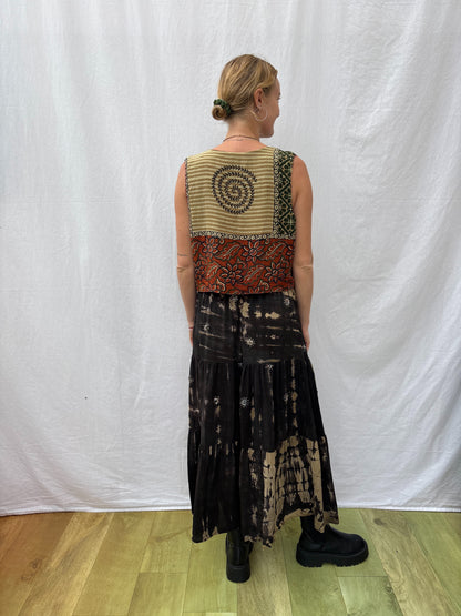 SILK WAISTCOAT | M/L ~ Giving