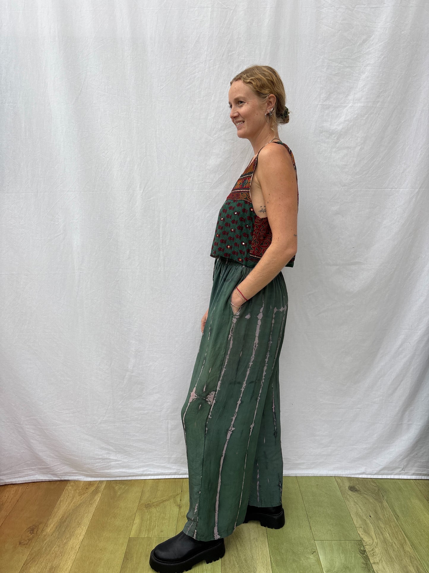 SILK TROUSERS | Long ~ Meadow