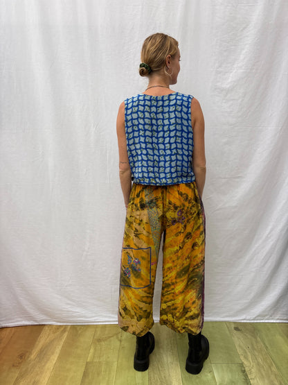 SILK WAISTCOAT | M/L ~ Queen