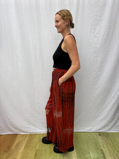 SILK TROUSERS | Long ~ Crisp