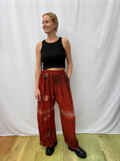 SILK TROUSERS | Long ~ Crisp