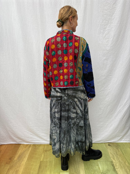 KANTHA CROP JACKET | Circus