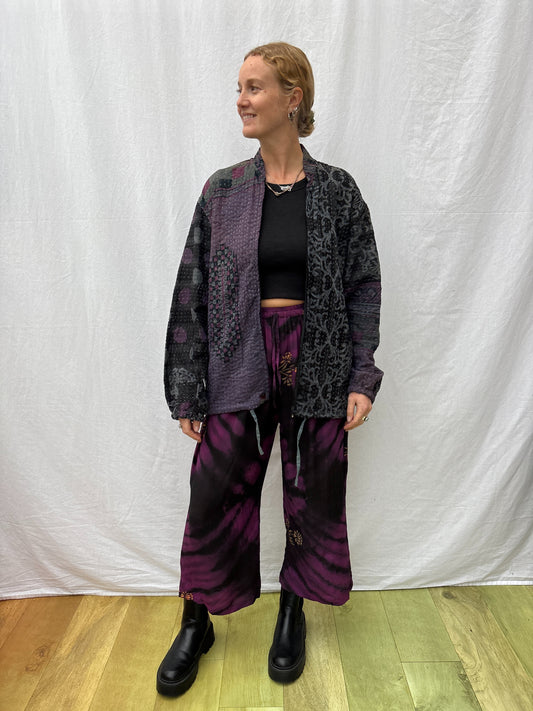 KANTHA ZIP BOMBER | To the moon