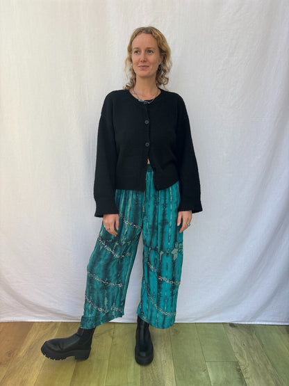 SILK TROUSERS | Short ~ Sea Dream