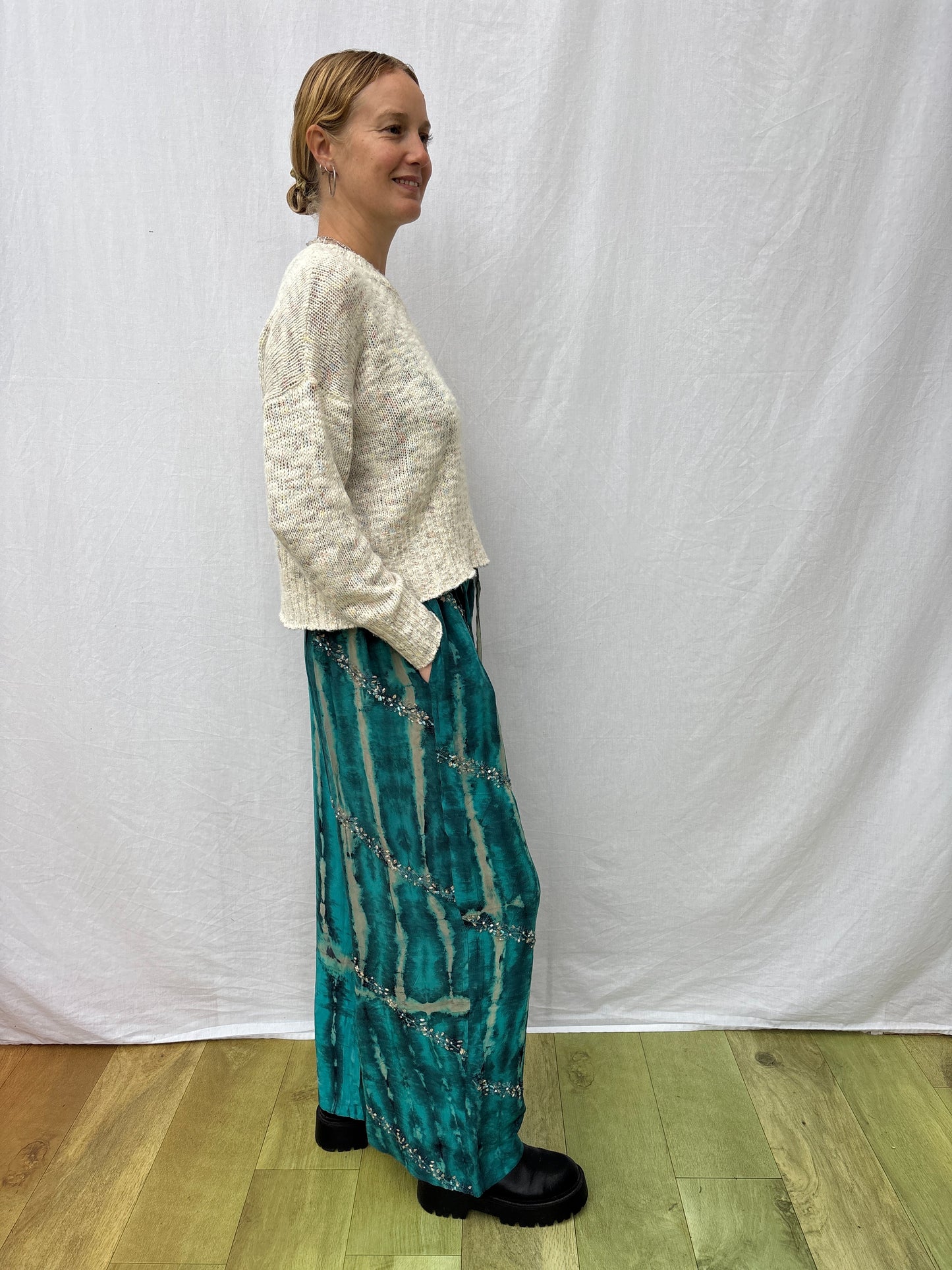 SILK TROUSERS | Long ~ Glimmer