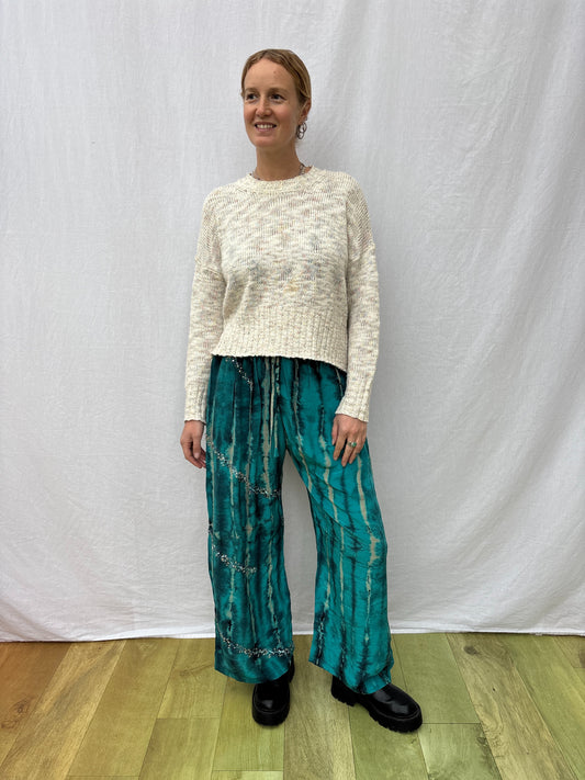 SILK TROUSERS | Long ~ Glimmer