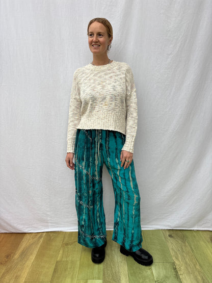 SILK TROUSERS | Long ~ Glimmer