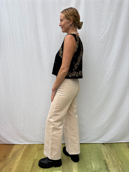 SILK WAISTCOAT | M/L ~ Shining