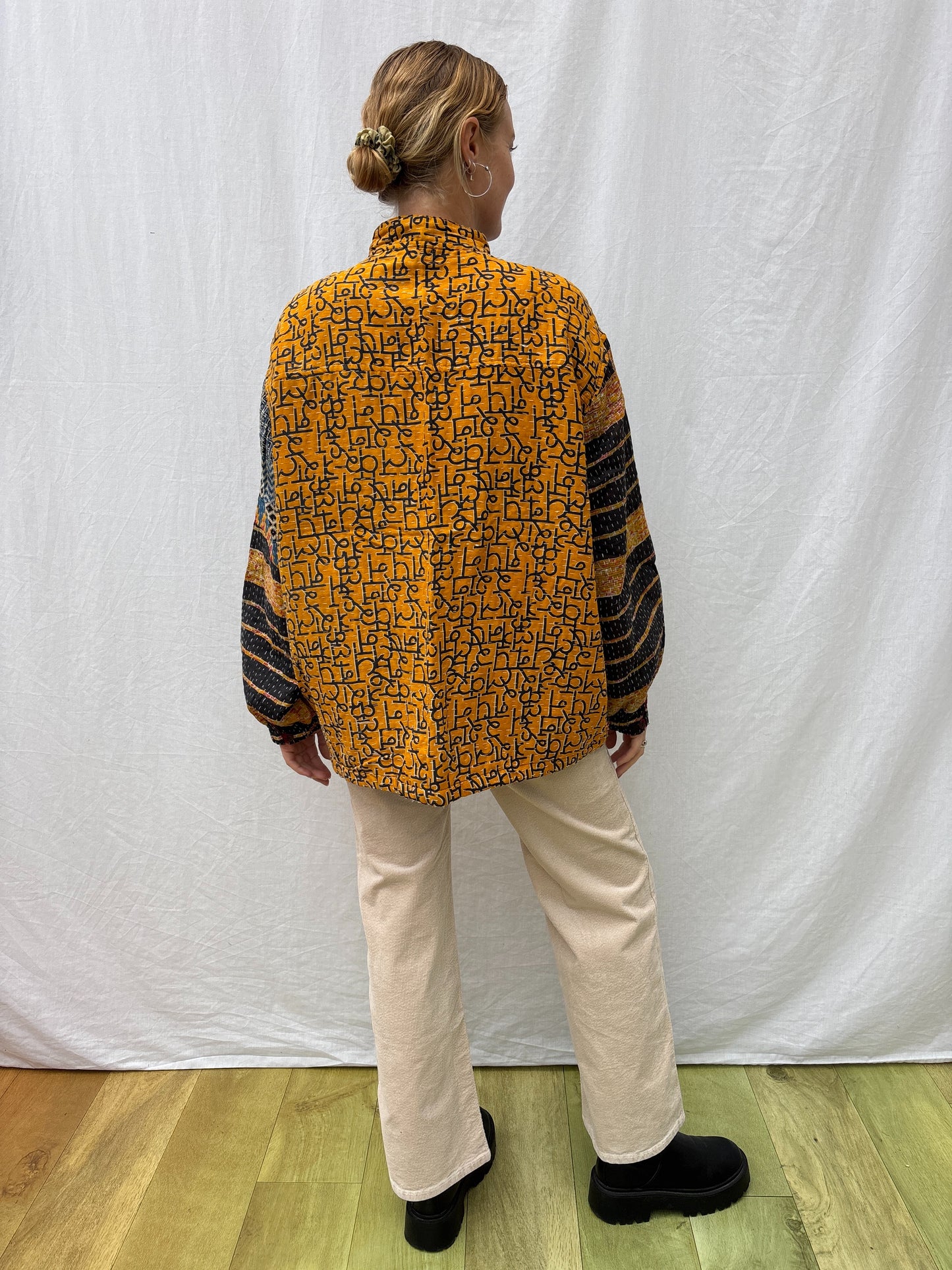 KANTHA ZIP BOMBER | Sanskrit