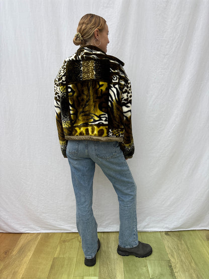 BLANKET JACKET | Animal Peridot