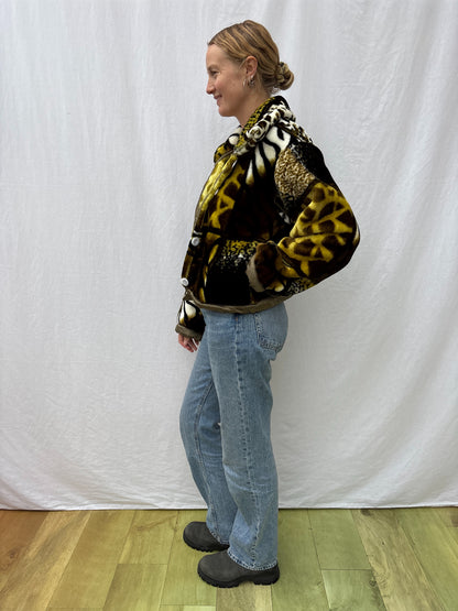 BLANKET JACKET | Animal Peridot