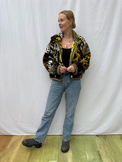 BLANKET JACKET | Animal Peridot