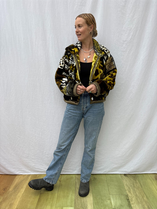 BLANKET JACKET | Animal Peridot