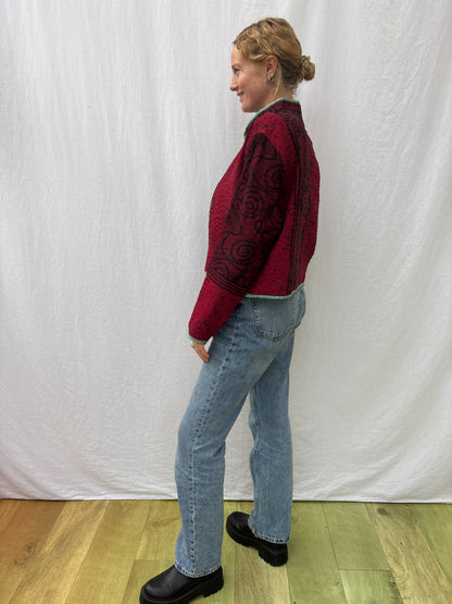 KANTHA CROP JACKET | Stunner