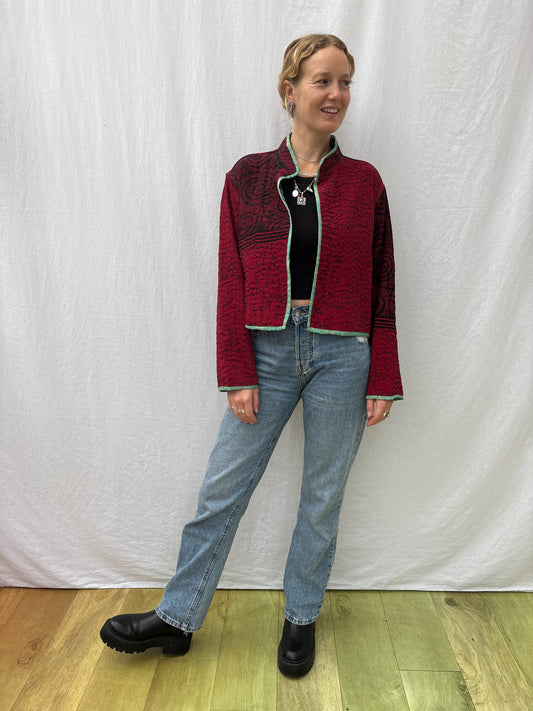 KANTHA CROP JACKET | Stunner