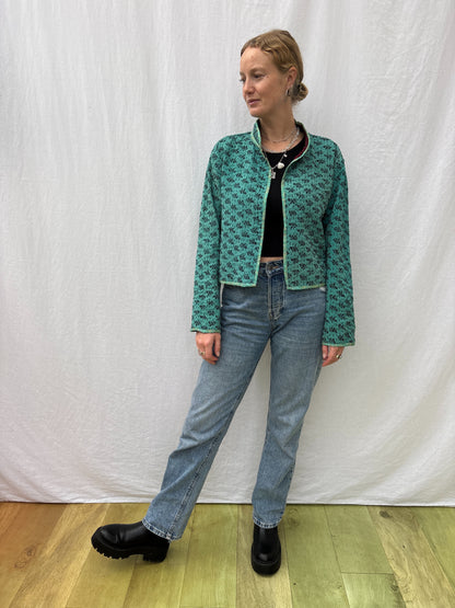 KANTHA CROP JACKET | Stunner