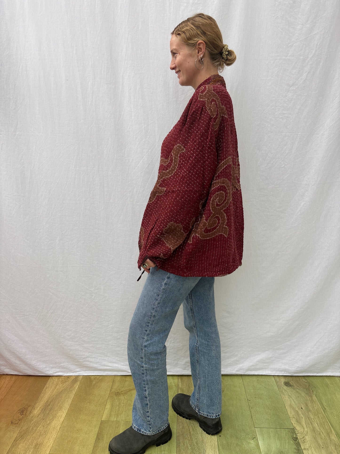 KANTHA ZIP BOMBER | Liberty