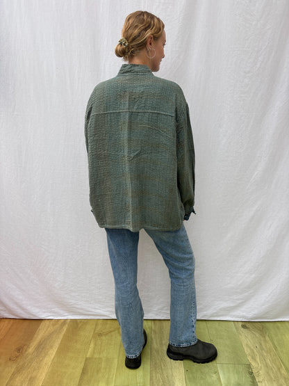 KANTHA ZIP BOMBER | Sky’s the limit