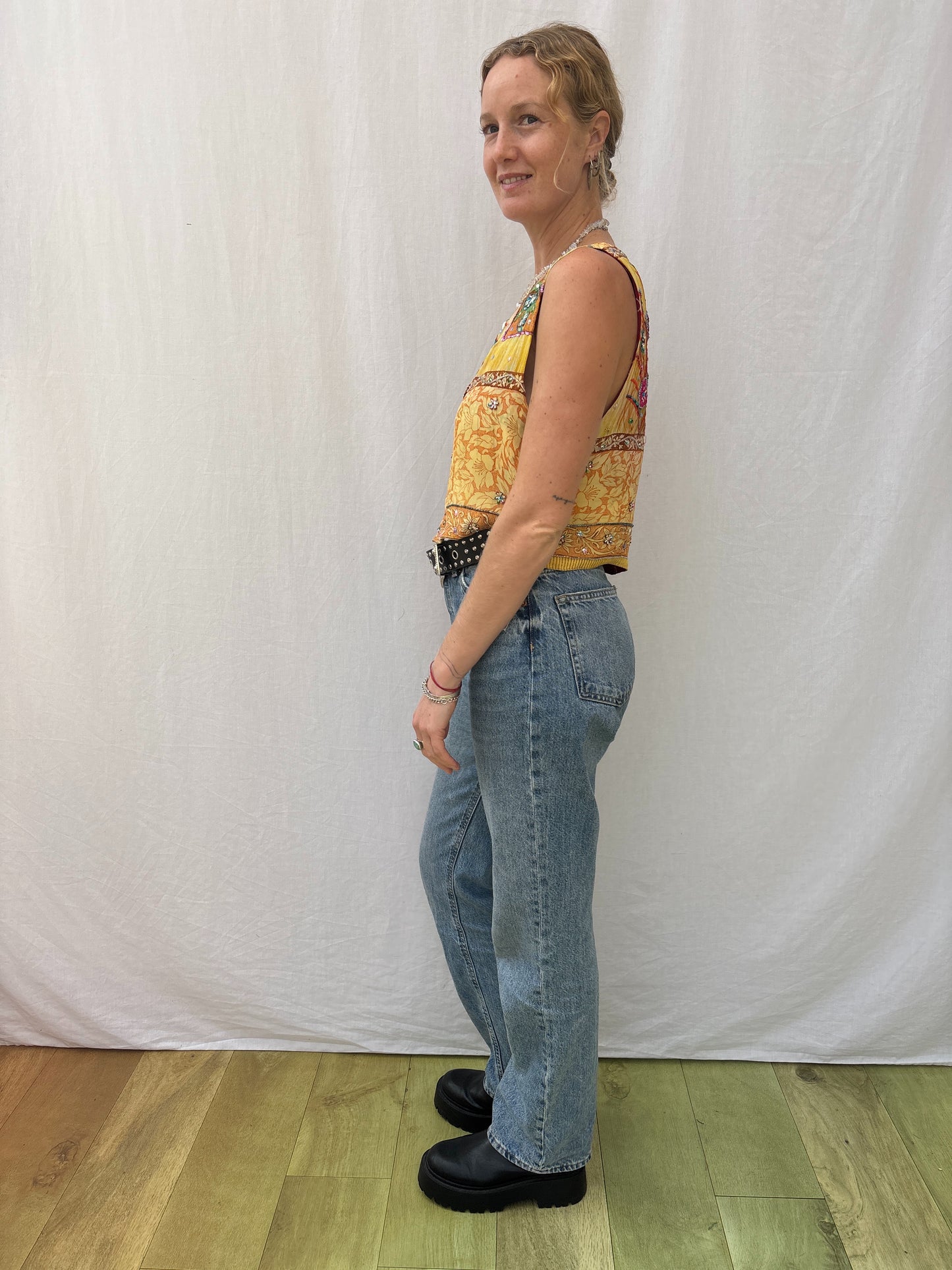 SILK WAISTCOAT | S/M ~ Sundown