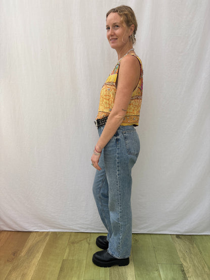 SILK WAISTCOAT | S/M ~ Sundown