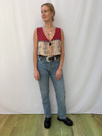 SILK WAISTCOAT | S/M ~ Sundown