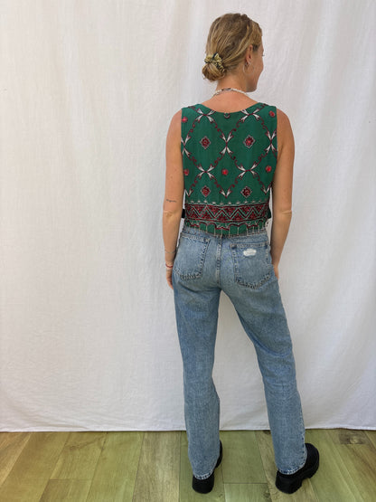 SILK WAISTCOAT | S/M ~ Dazzling