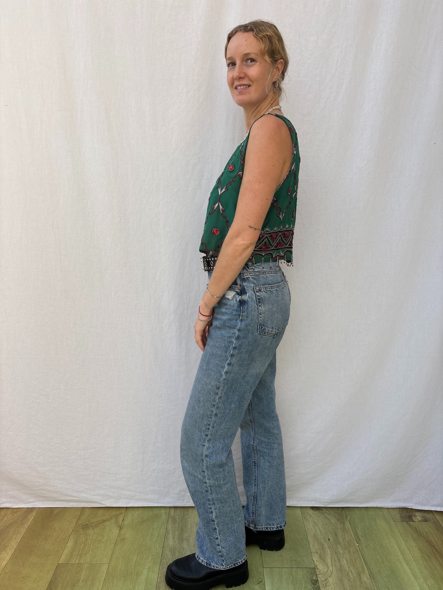 SILK WAISTCOAT | S/M ~ Dazzling