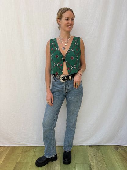 SILK WAISTCOAT | S/M ~ Dazzling