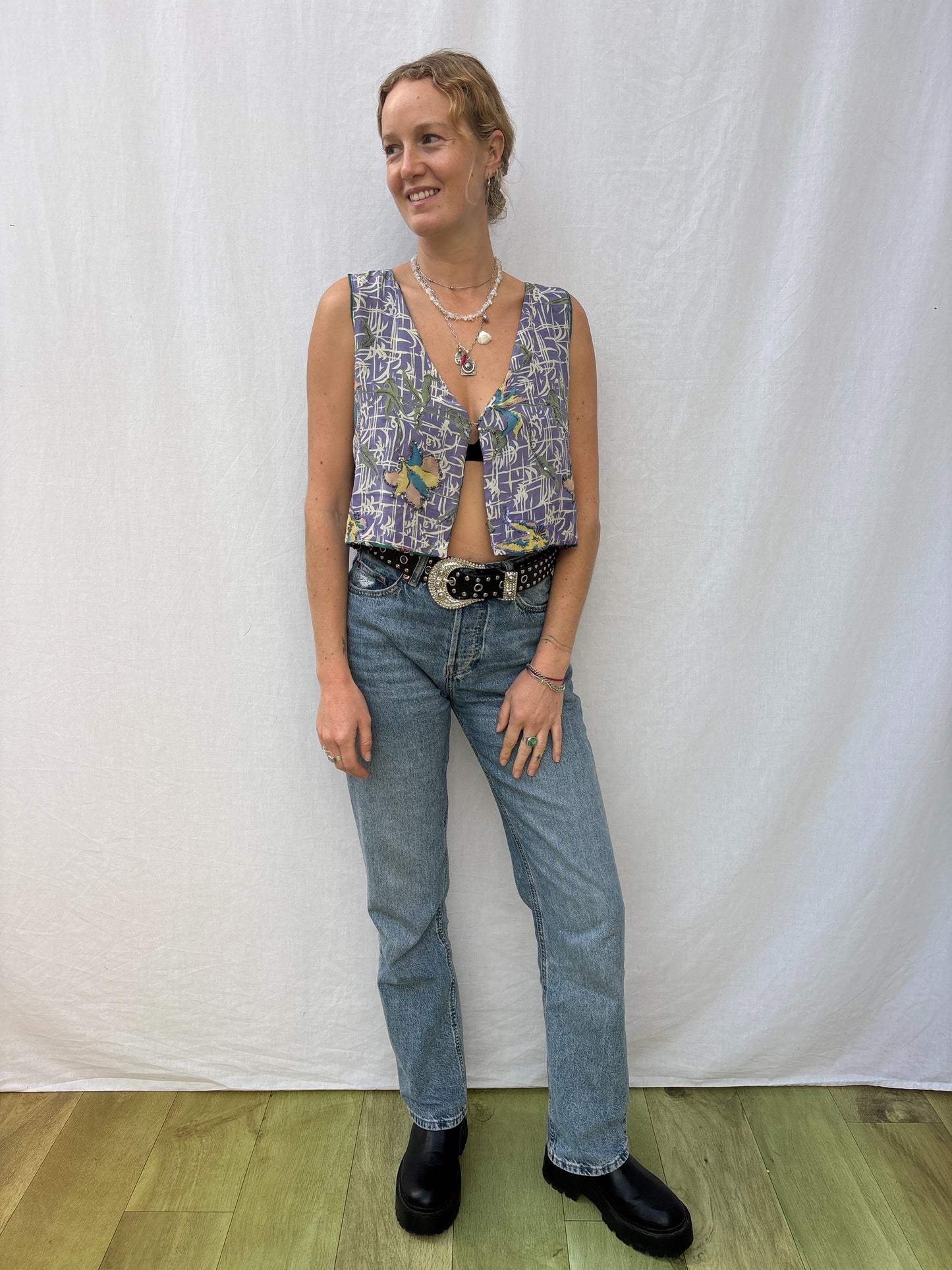 SILK WAISTCOAT | S/M ~ Dazzling