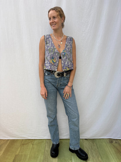 SILK WAISTCOAT | S/M ~ Dazzling