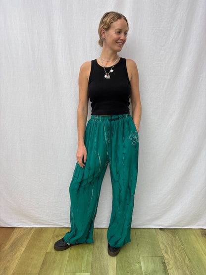 SILK TROUSERS | Long ~ Swimming