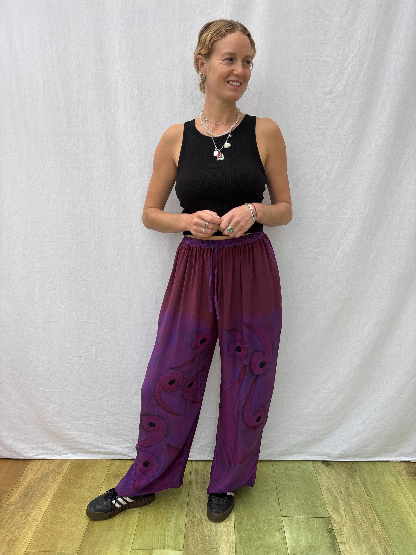 SILK TROUSERS | Long ~ Yang