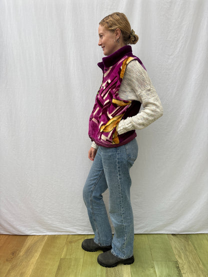 BLANKET GILET | Woven