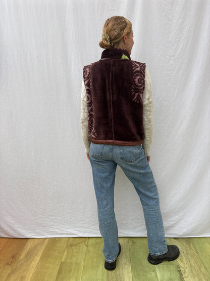 BLANKET GILET | Chocolate