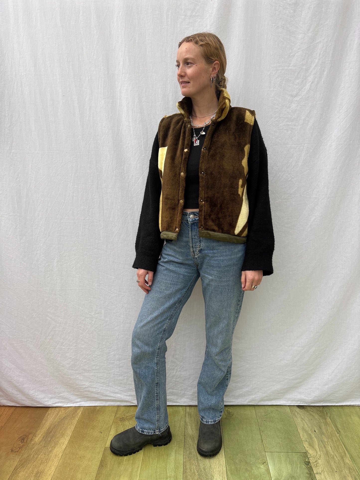 BLANKET GILET | Nature is a gift