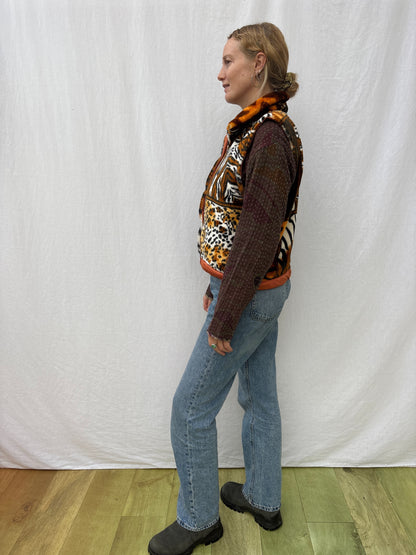 BLANKET GILET | Animal Tiger