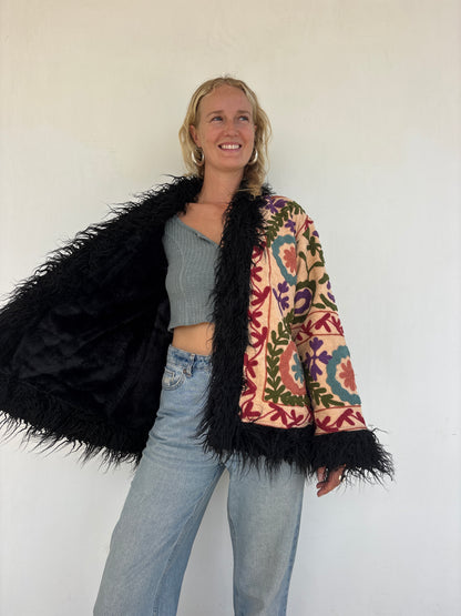 PENNY COAT | Buttercup ~ Fur lined