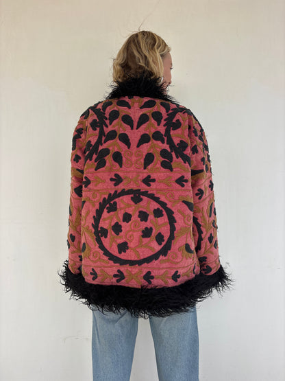 PENNY COAT | Petal ~ Fur lined