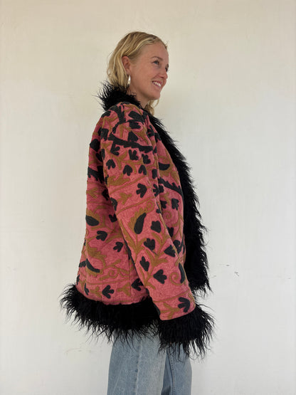 PENNY COAT | Petal ~ Fur lined