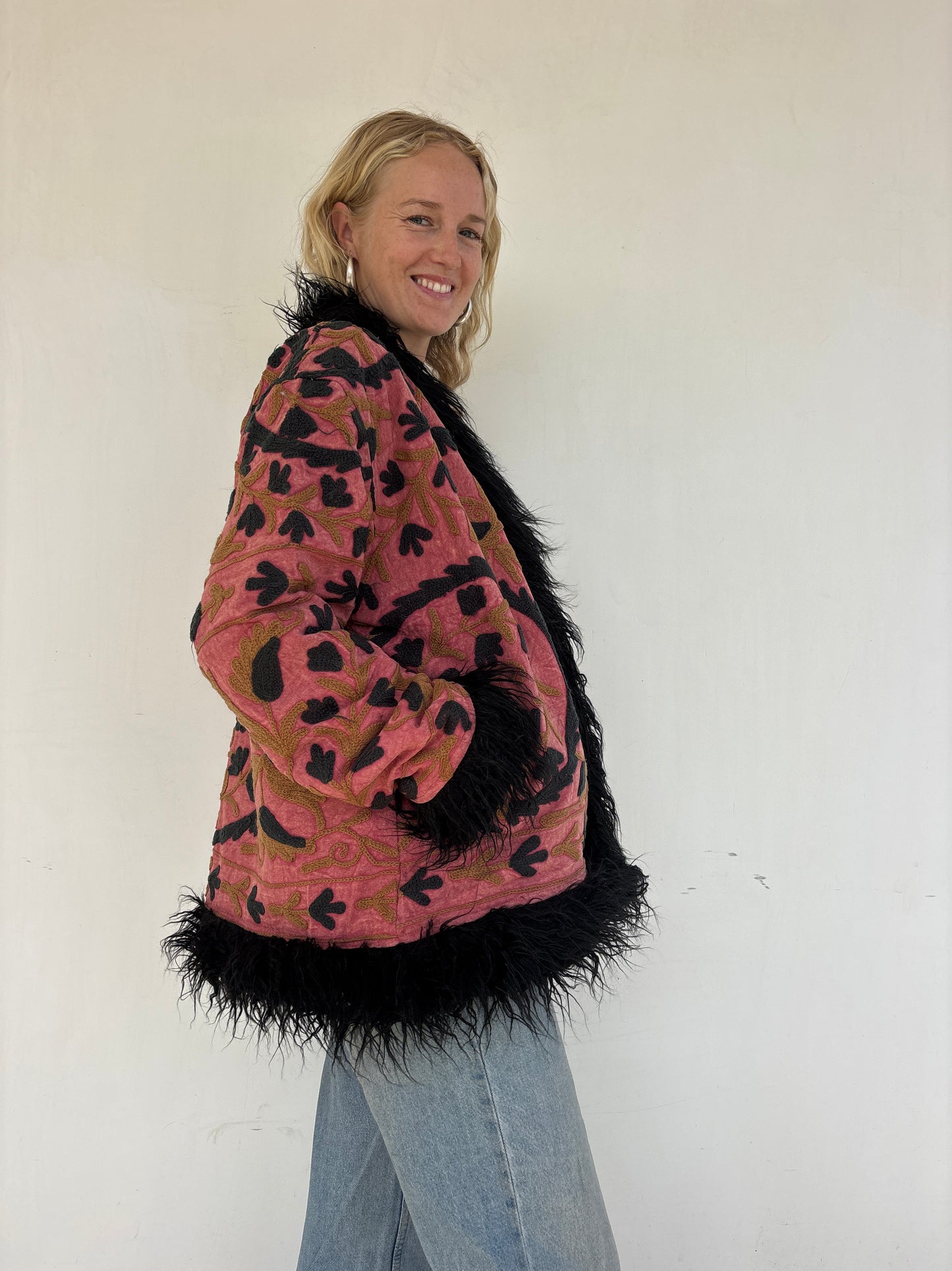 PENNY COAT | Petal ~ Fur lined